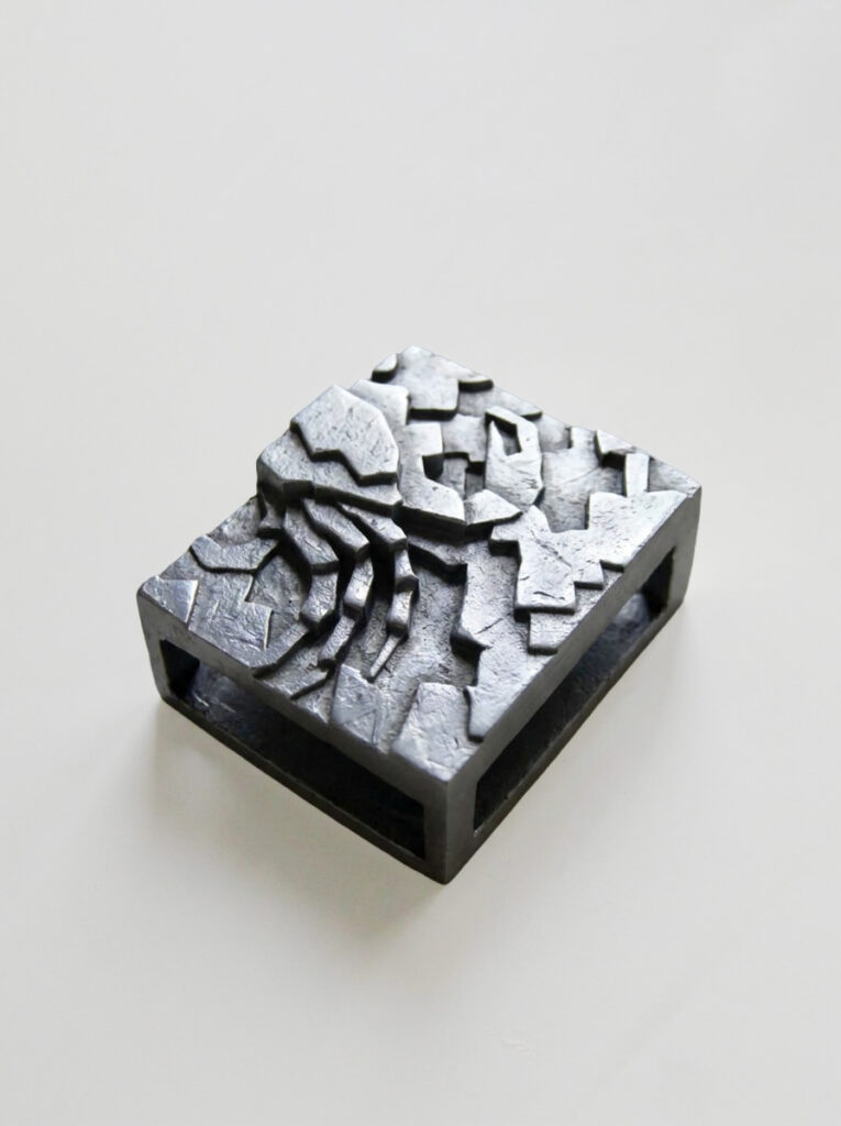 Detail of FOCO Cancer sculptural matchbox by TRE PARIS