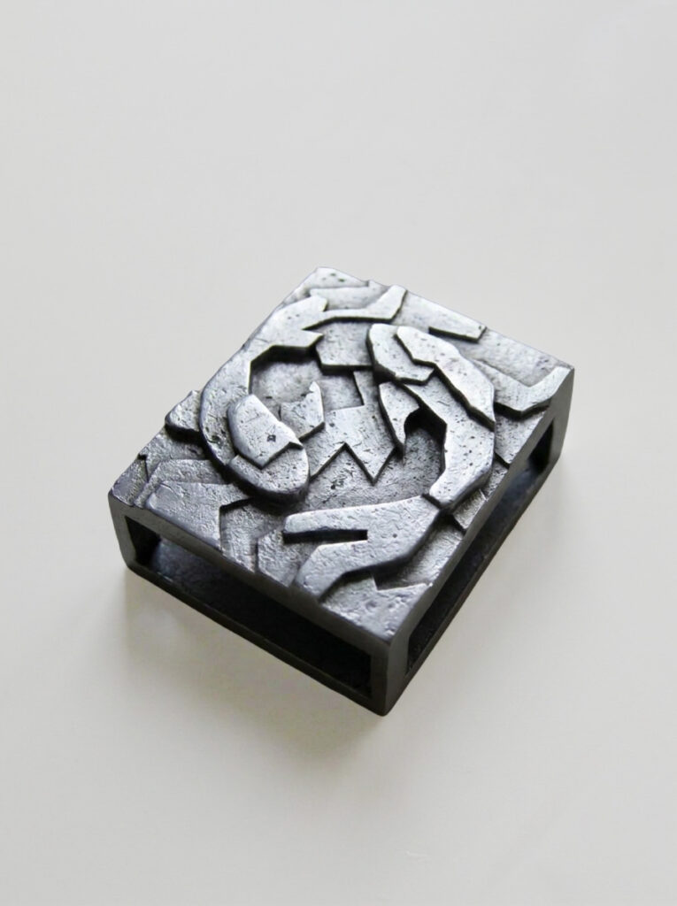 Detail of FOCO Pisces sculptural matchbox by TRE PARIS