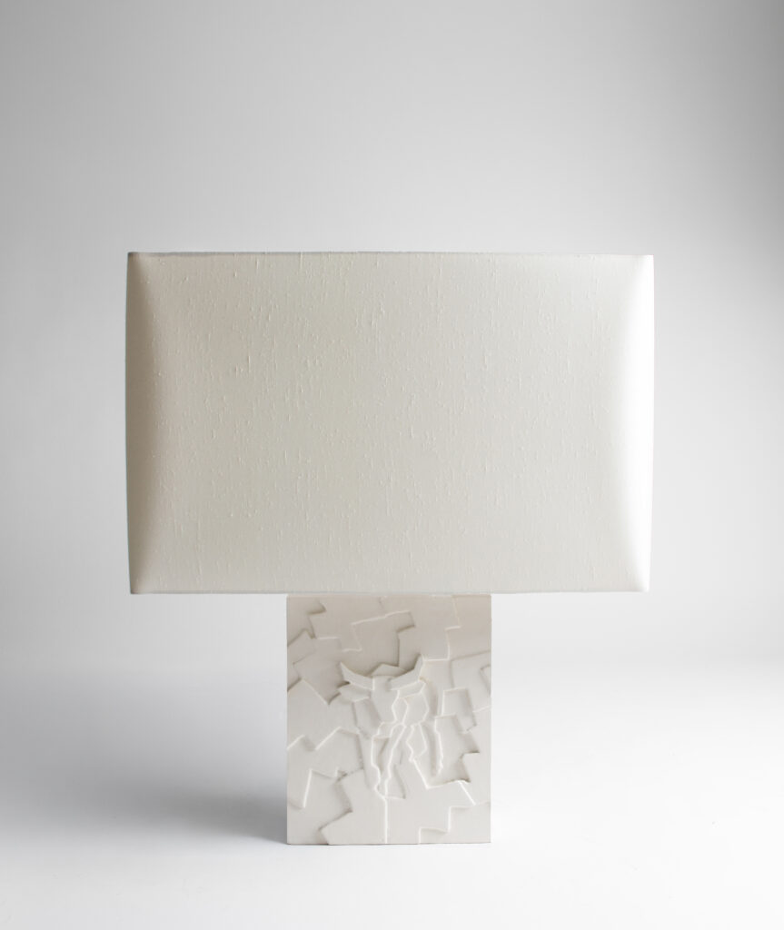 ASTRO Taurus sculptural plaster lamp by TRE PARIS