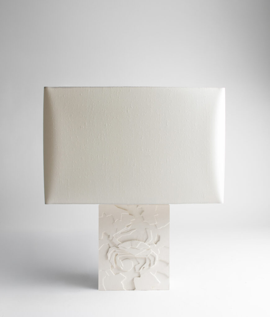 ASTRO Cancer sculptural plaster lamp by TRE PARIS
