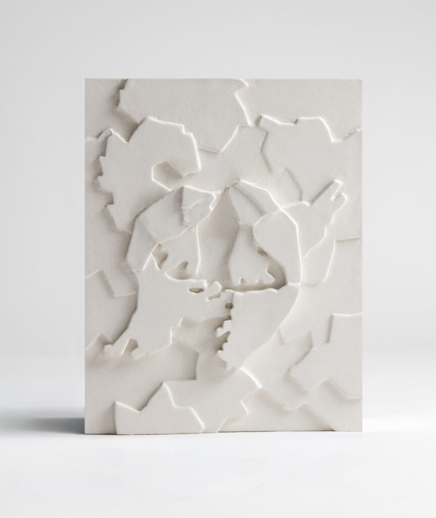 Detail of ASTRO Pisces plaster lamp by TRE PARIS