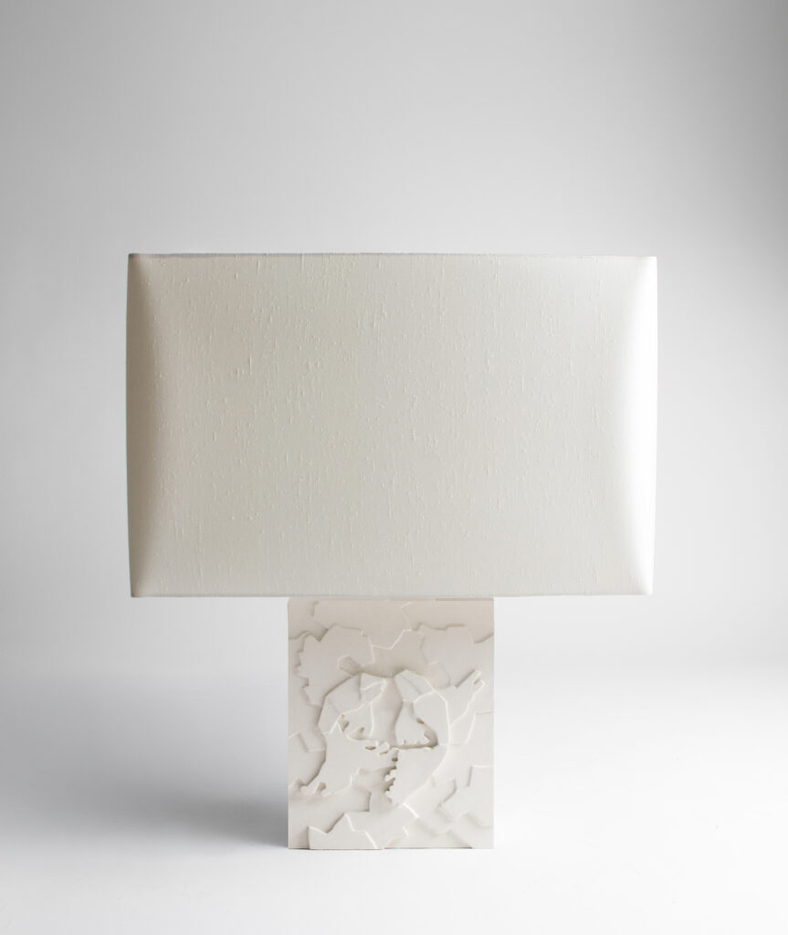 ASTRO Pisces sculptural plaster lamp by TRE PARIS