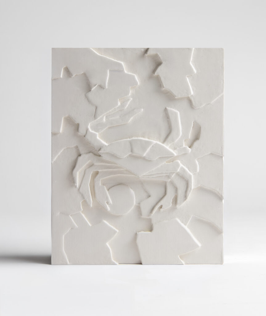 Detail of ASTRO Cancer plaster lamp by TRE PARIS